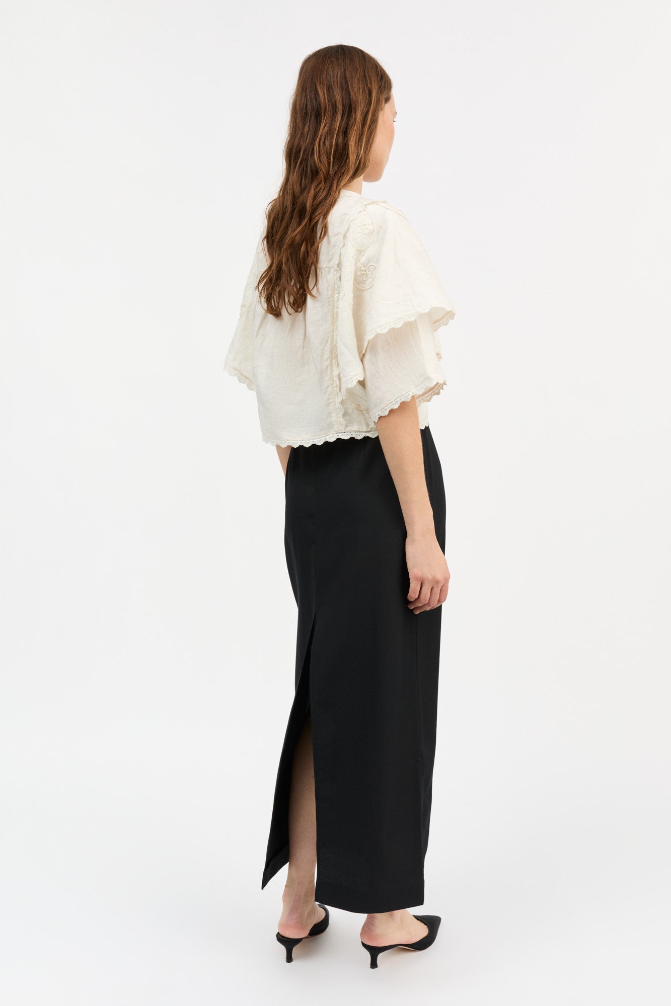 Skall Studio Jardin top Top Ecru